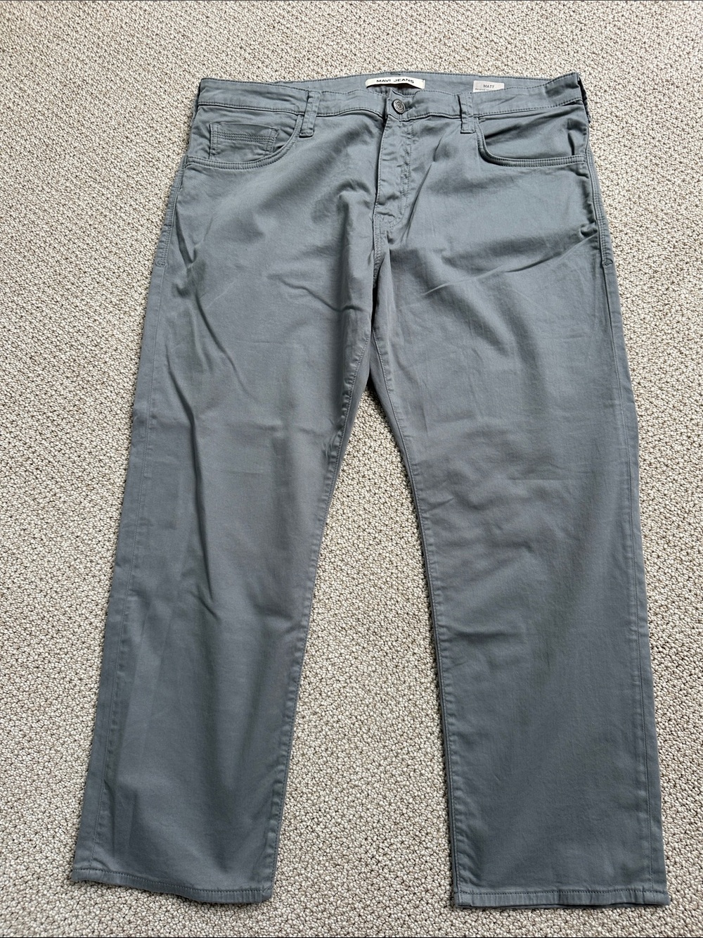 Mavi Relaxed Fit Jeans in Slate Gray